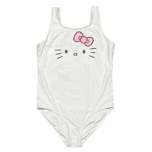 Forever 21 x Hello Kitty Girls One-Piece Swimsuit Size 9/10 Pink EUC